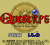 Quest RPG - Brian's Journey (USA) Title Screen
